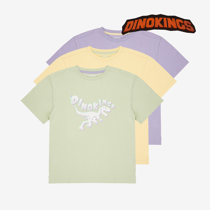 [다이노킹즈] 디노 반팔 티셔츠 일루전 3종 모음